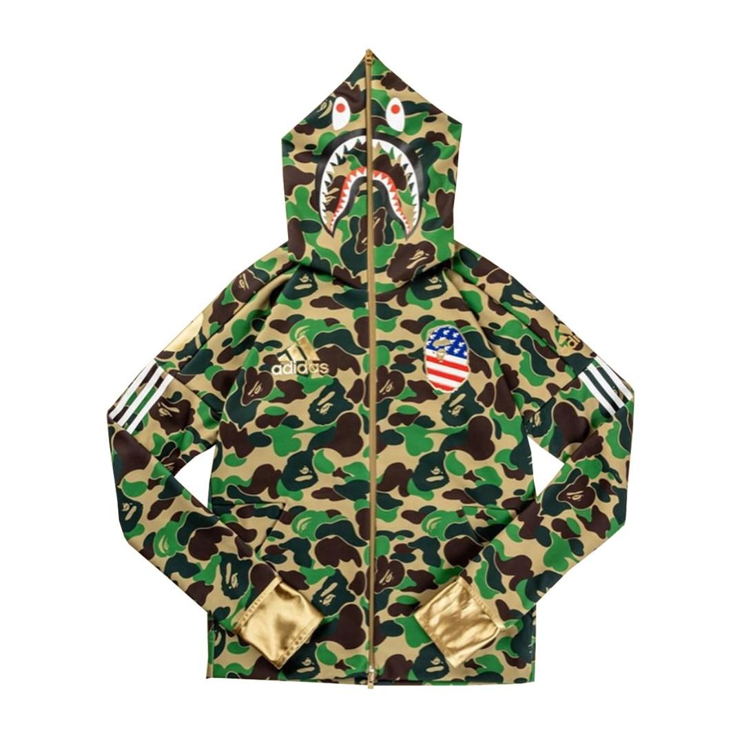 adidas green camo hoodie