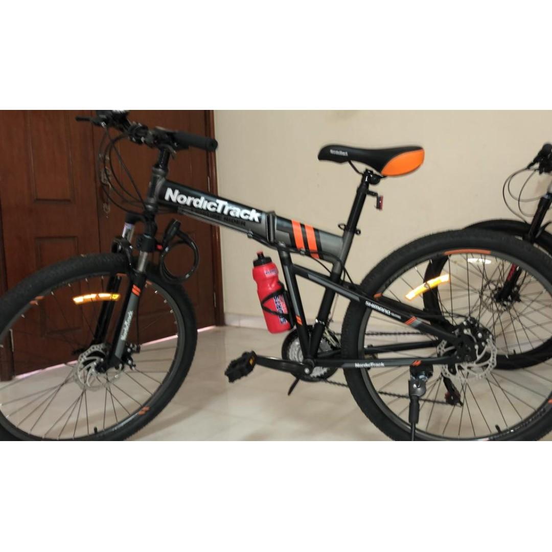 Nordictrack folding on sale bike
