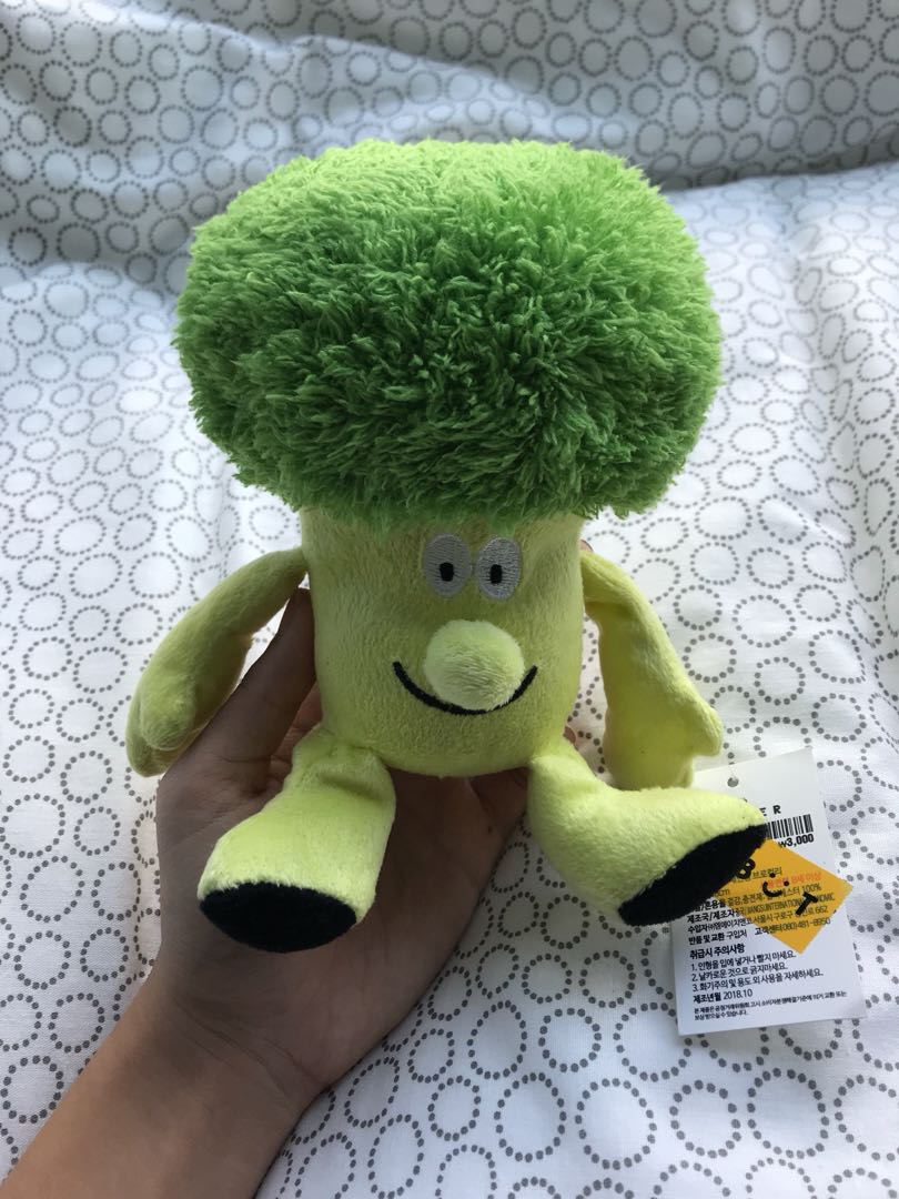 stuffed broccoli toy