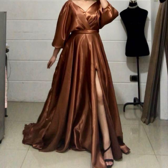 bronze evening dresses