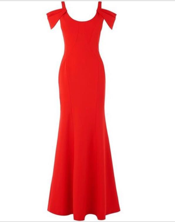 structured evening dress