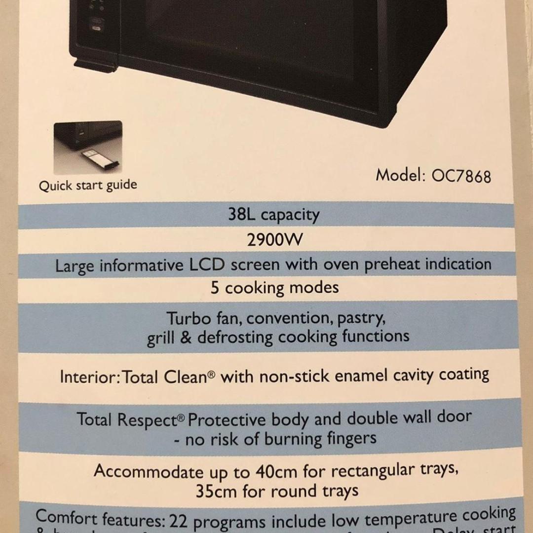 Convention freestanding oven(Made in Germany), TV & Home Appliances