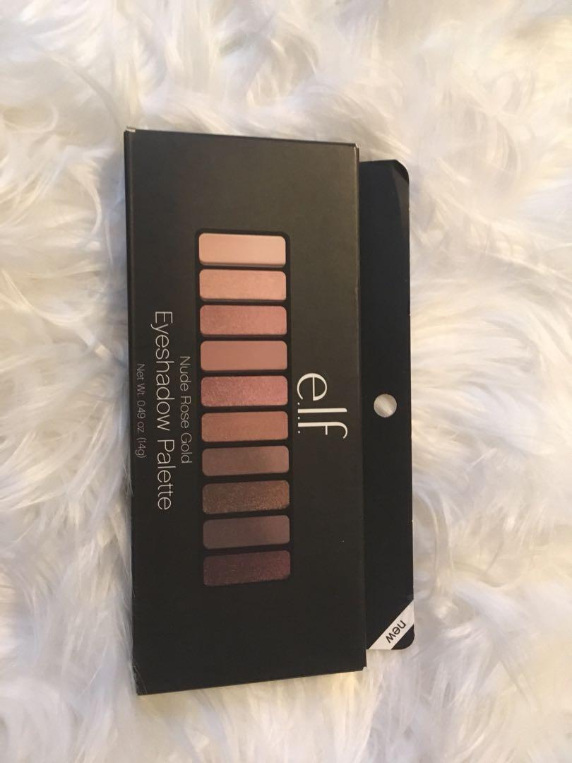 e.l.f. Cosmetics Eyeshadow Palette, Nude Rose Gold 