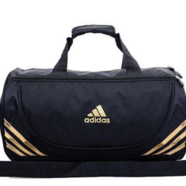adidas gym bag gold
