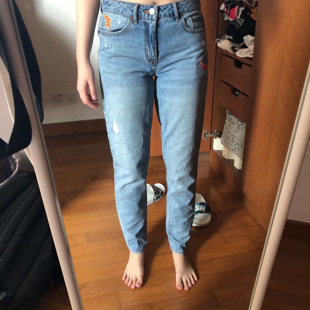 embroidered jeans forever 21