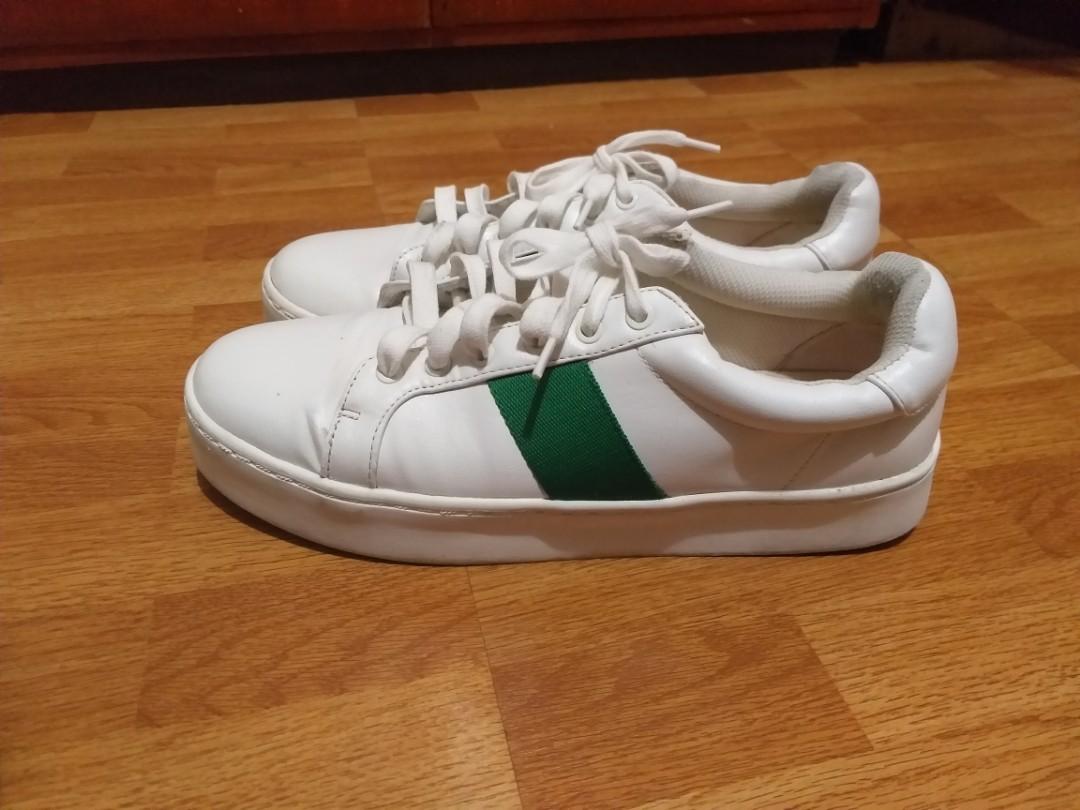 forever 21 white platform shoes