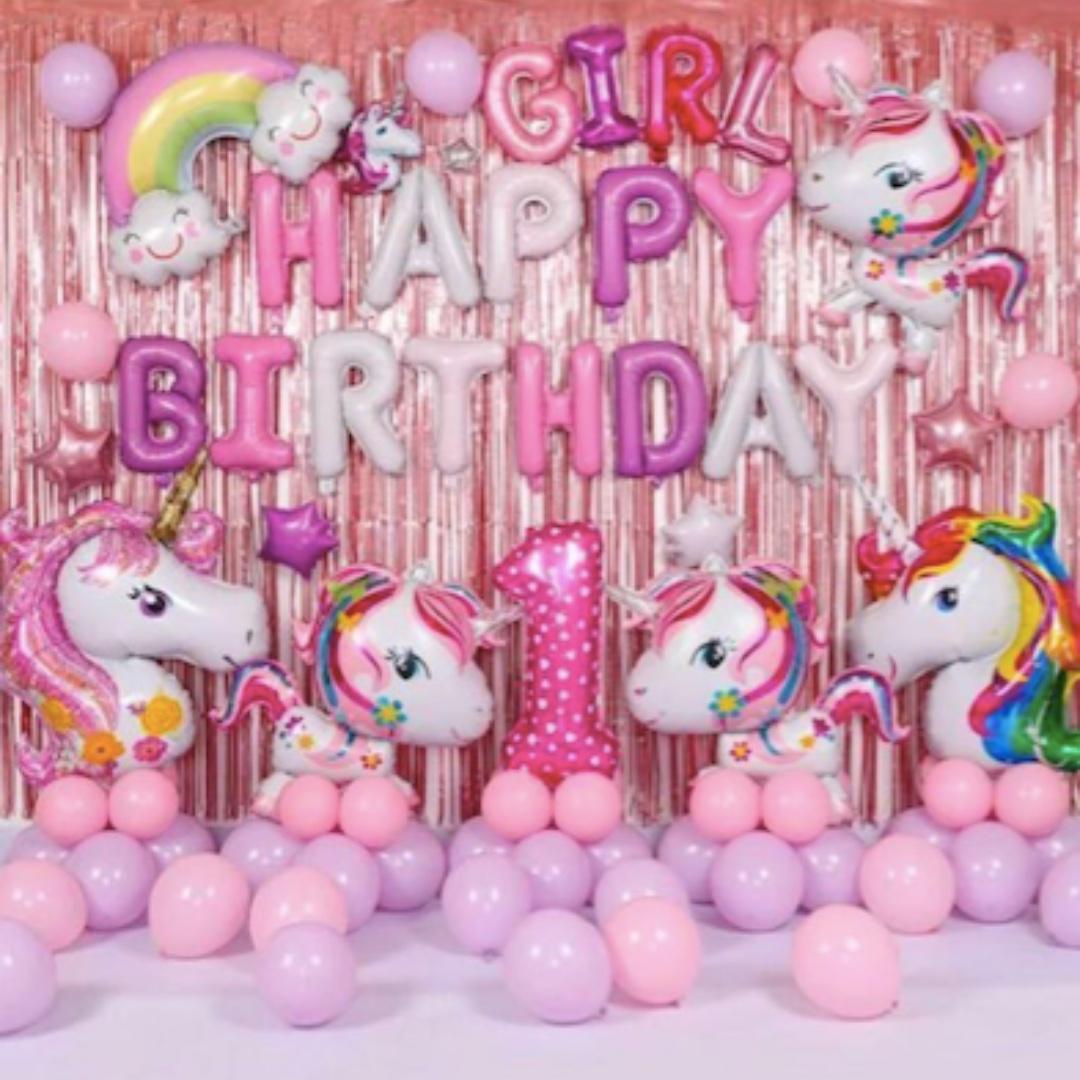 Good Buy Unicorn Color Pastel Balloon Decoration 00186 Design