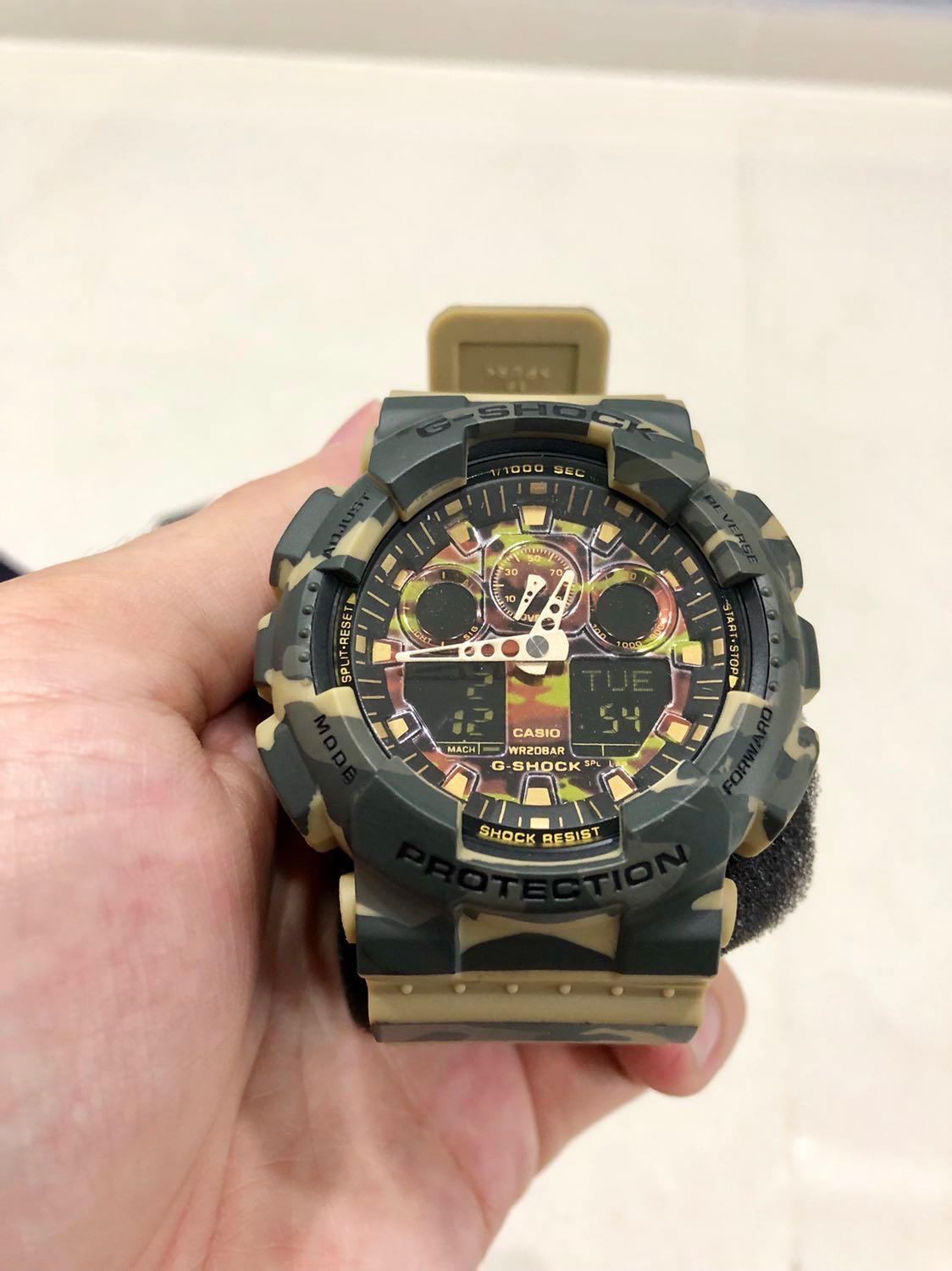 G shock ga 100 army outlet