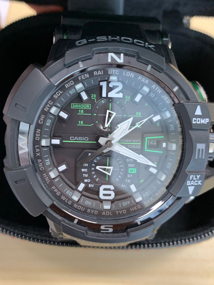 GW-A1100 casio G-Shock aviator, Mobile Phones & Gadgets, Wearables ...