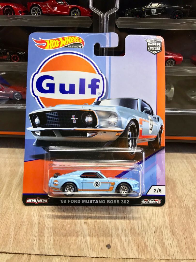 69 mustang boss 302 for sale on Hotwheels Car Culture Gulf 69 Ford Mustang Boss 302 Alloys Real Rubber Tyres Rally Cars