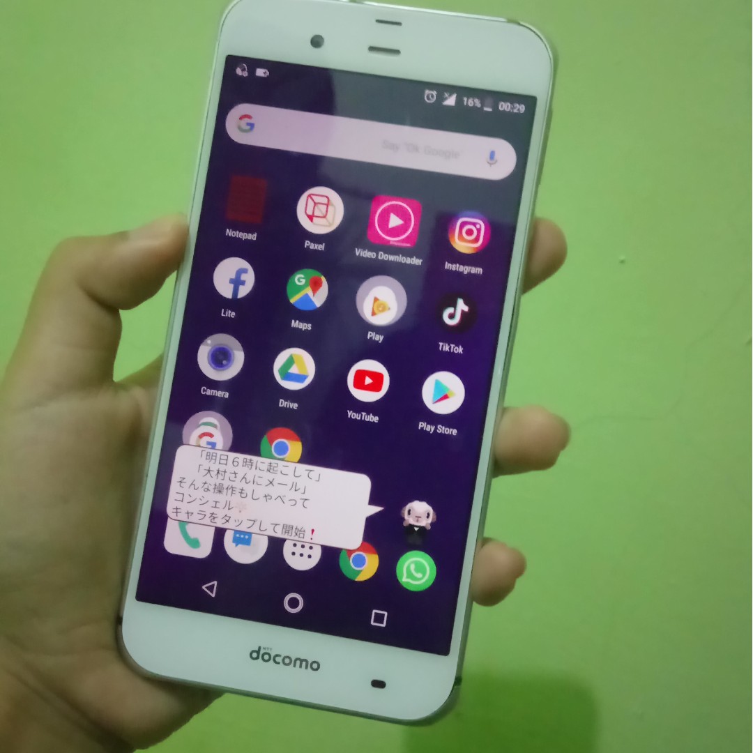 Hp Sharp Aquos Sh04h 4g Ram 3 32 Fingerprint Telepon Seluler Tablet Ponsel Android Lainnya Di Carousell