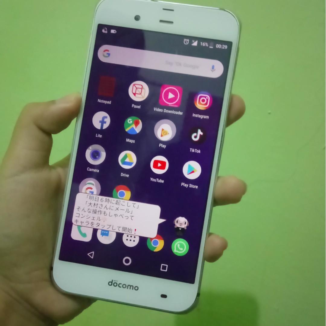 Hp Sharp Aquos Sh04h 4g Ram 3 32 Fingerprint Telepon Seluler Tablet Ponsel Android Lainnya Di Carousell