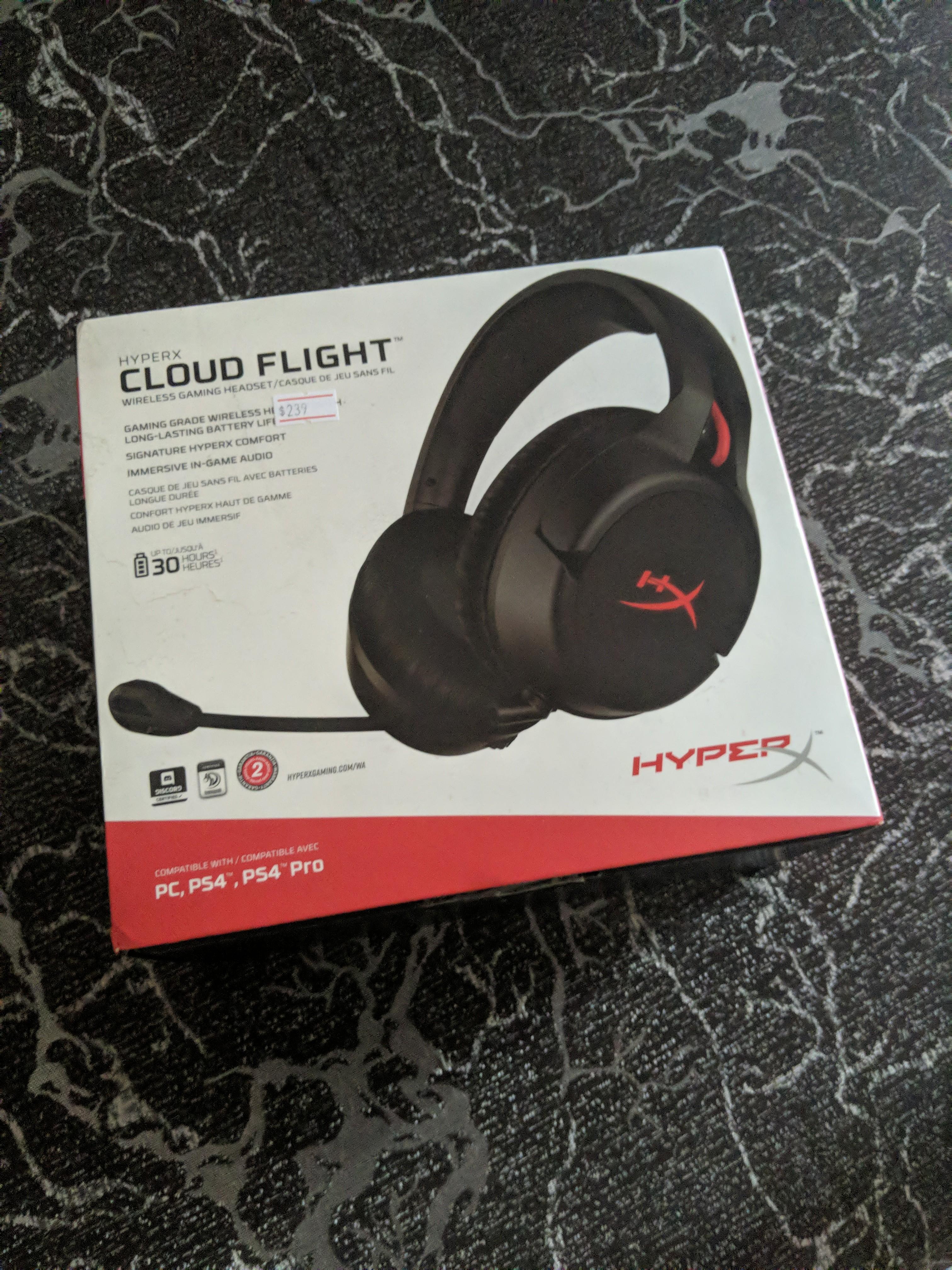 Kington Hyperx Cloud Flight Wireless Gaming Headset Audio Headphones Headsets On Carousell