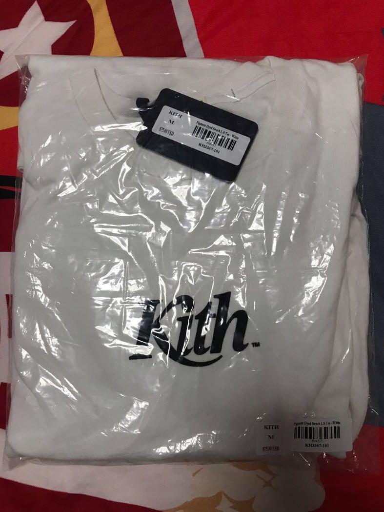 Kith PIGMENT DYED SWASH Long sleeve t shirt tee