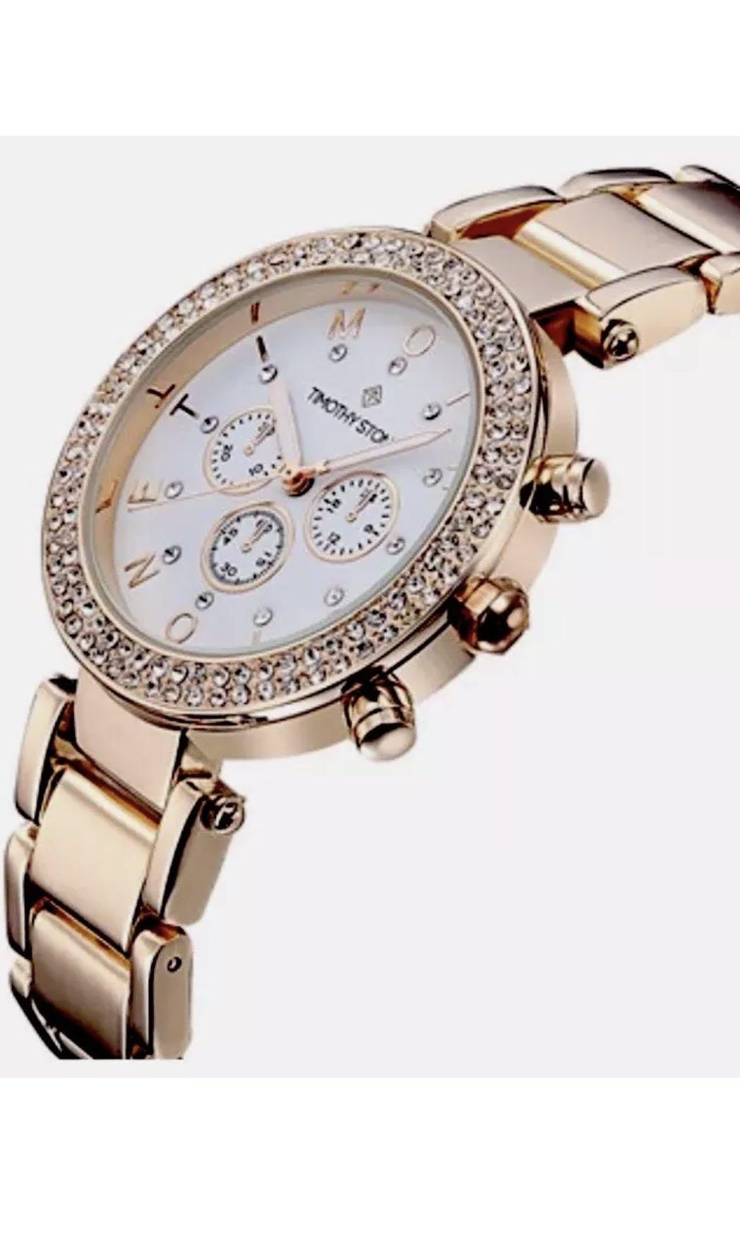 Ladies TIMOTHY STONE Desire Rose Gold Swarovski Watch. New 230 Women s Fashion Jewelry on Carousell