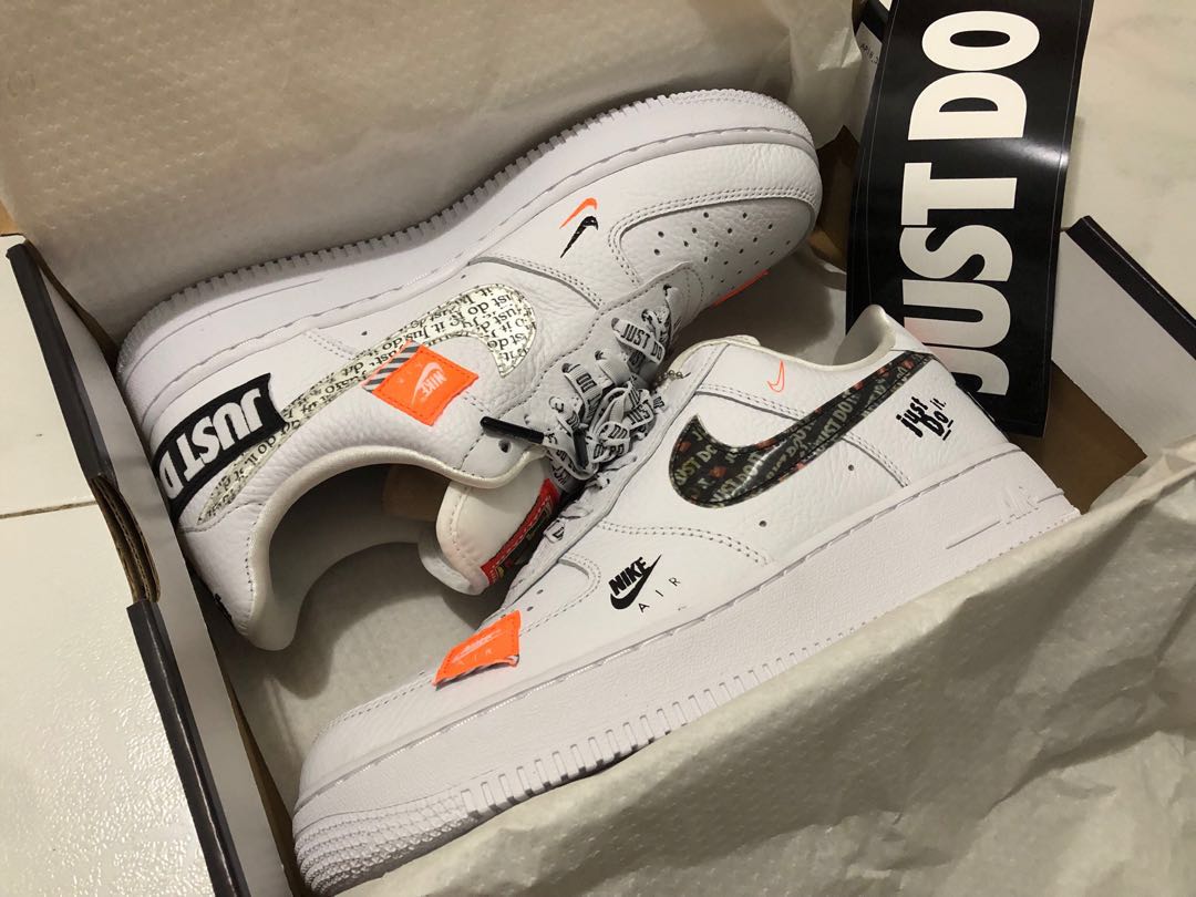 NIKE AIR FORCE 1 07 PRM JUST DO IT Men s Fashion Footwear
