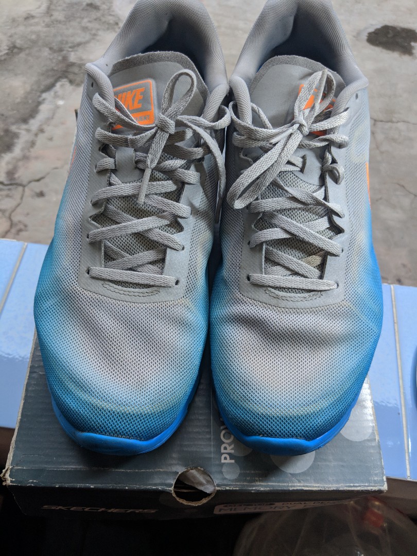 Nike Air Max Sequent Gray Blue Orange 