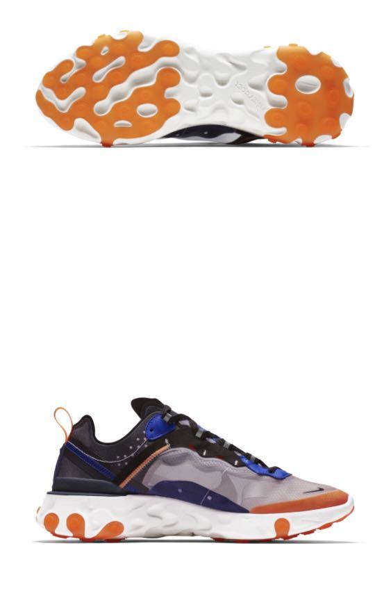 NIKE REACT ELEMENT 87 （分類：波鞋）位於 Hong Kong。 由 david_ronx 提交（商品編號 214804030，圖片 2）。簡介： US9.5 EU43 CM27.5 100% 全新 交收地點：西鐵沿線 交收時間：互就 購自Nike官網 全新有單。