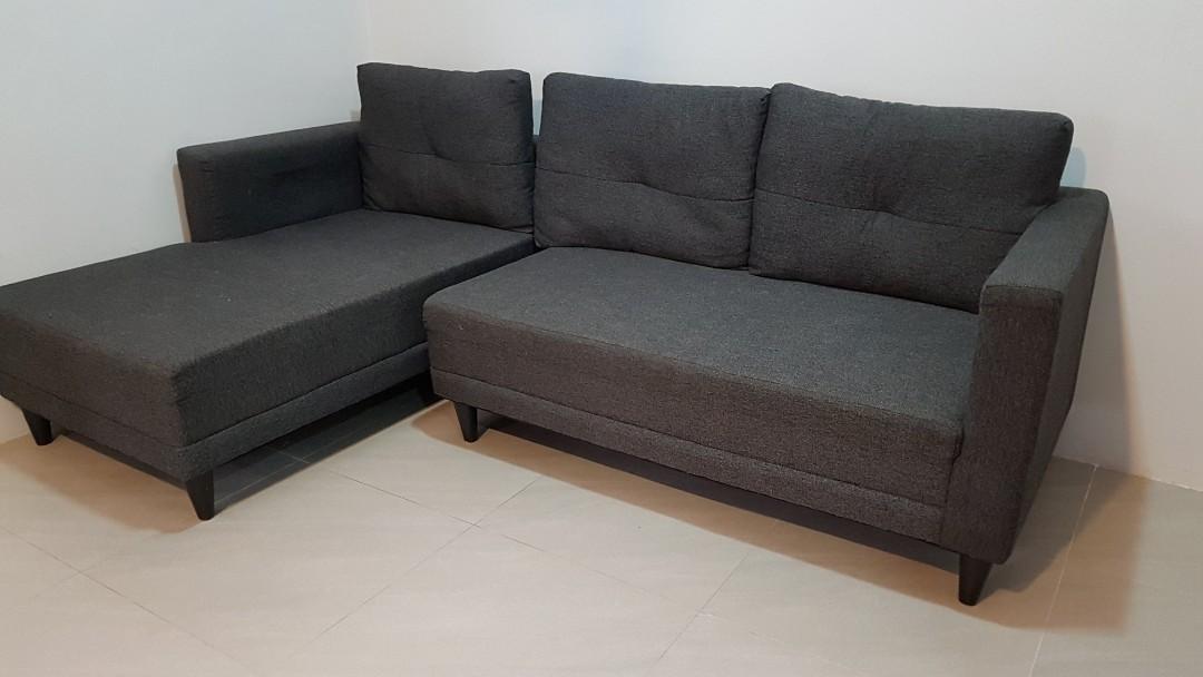 Uratex sofa l sales shape