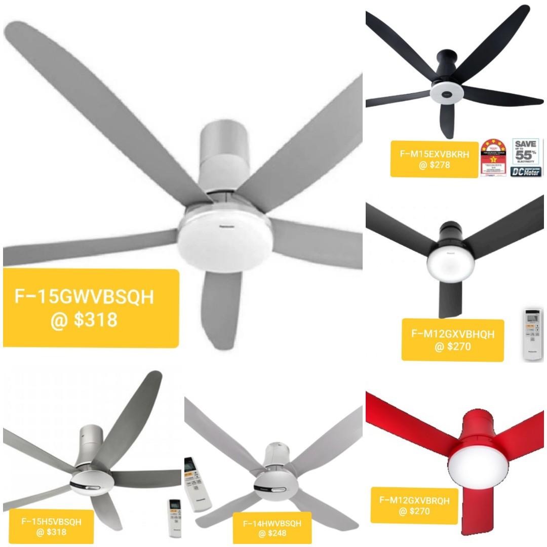 Panasonic Ceiling Fan Wide Range Home Appliances Cooling