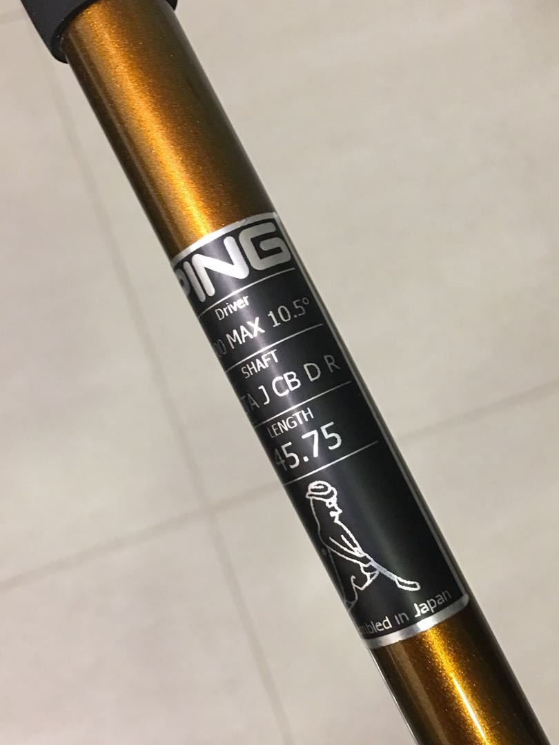 Ping g400 alta cb shaft Clearance