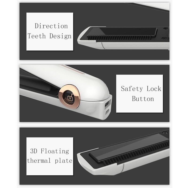 pritech wireless hair straightener