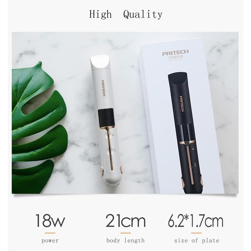 pritech wireless hair straightener