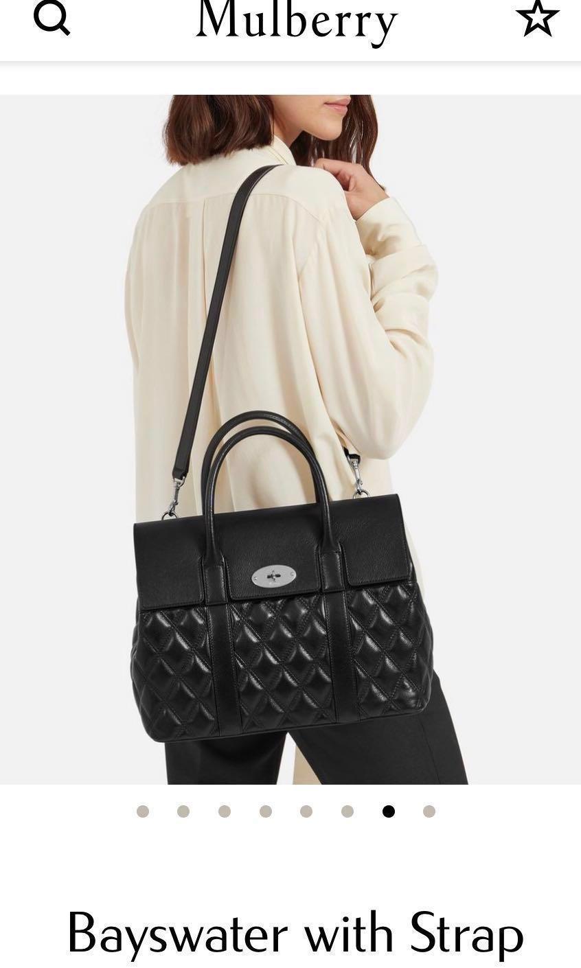 Mulberry bayswater top quilted bag