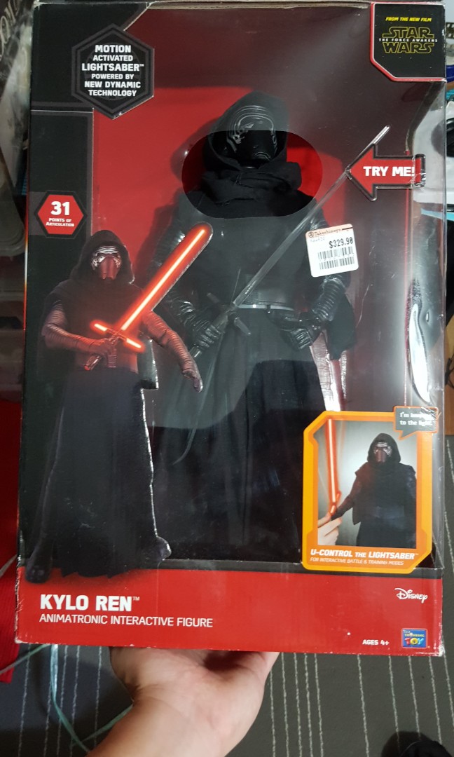 kylo ren animatronic interactive figure