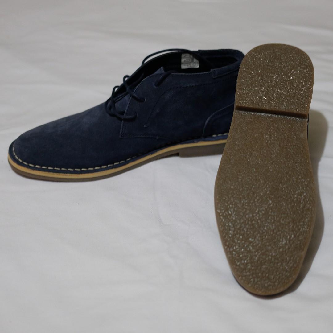 Steve Madden Men s Hacksaw Chukka Boot Navy Suede Men s Fashion