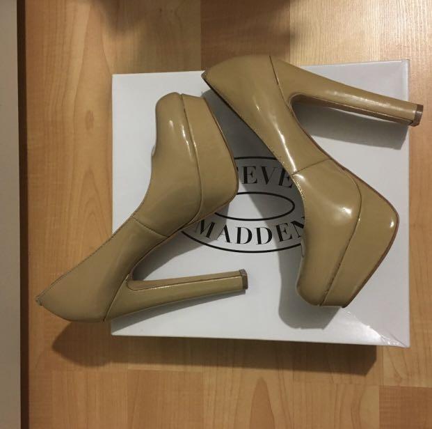 Steve Madden nude pumps sz 6 (Category: Shoes) located in Toronto. Submitted by chillby (Listing ID 214751200, Image 1). Description: Great condition. used abt 3x since bought. Was a lil loose since I’m 5.5 No box, threw it out since I moved. .