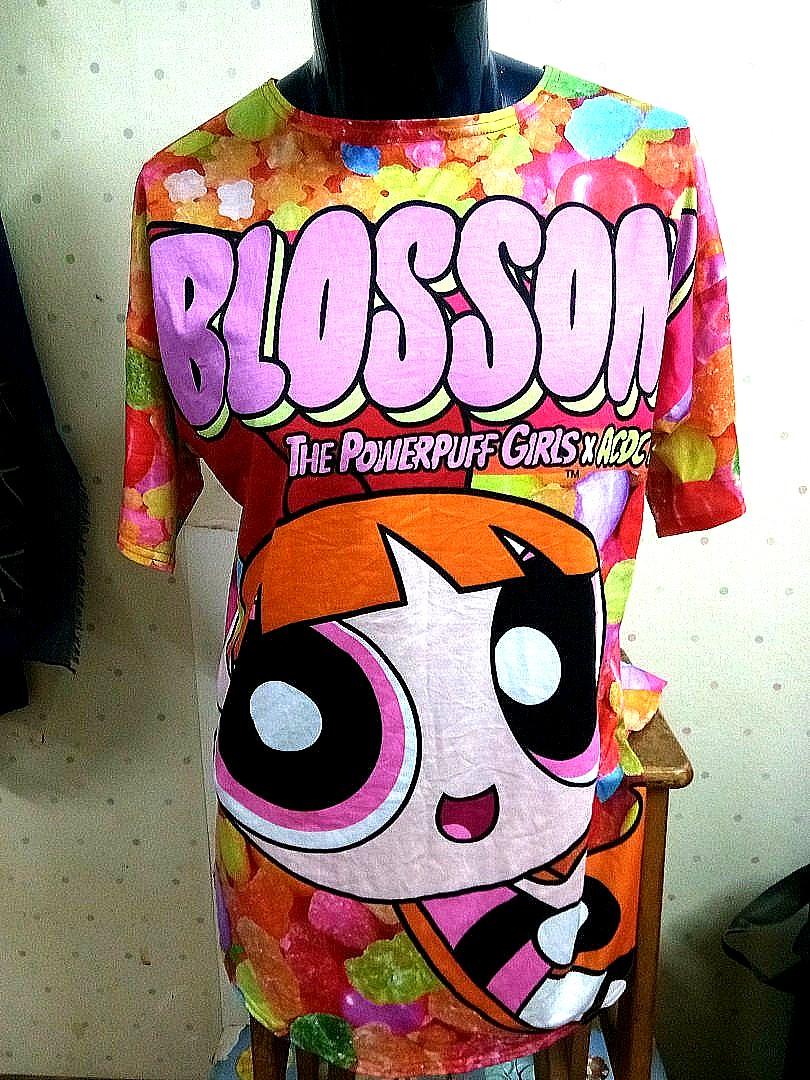 The Powerpuff Girl X Acdc Rag Shirt Women S Fashion Clothes Others On Carousell