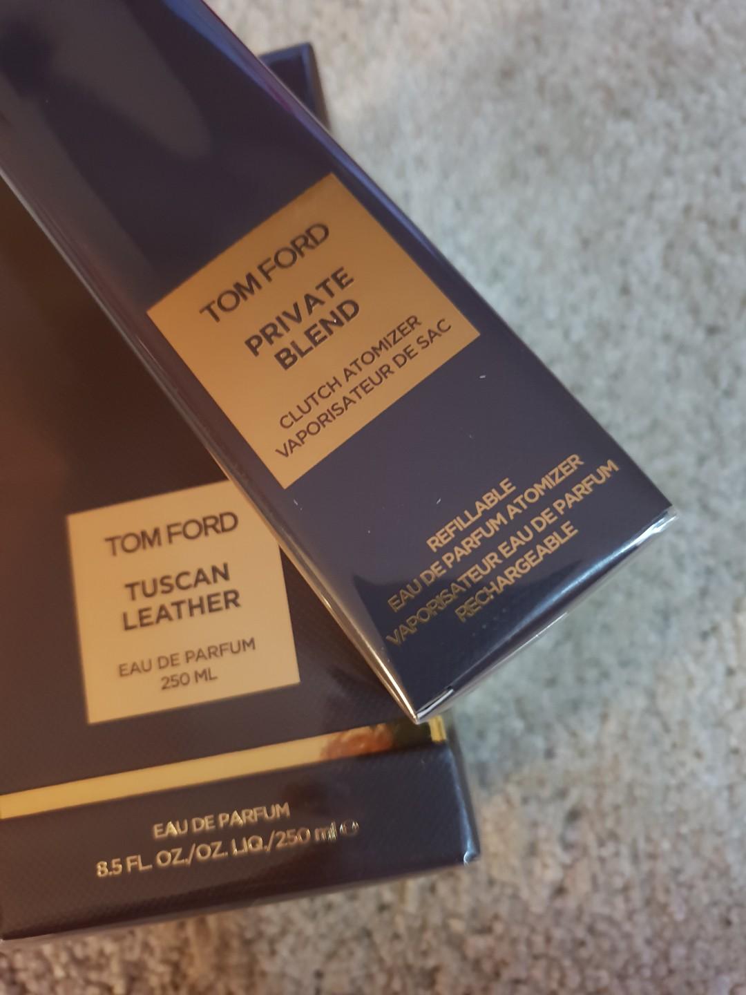 TOMFORD TUSCAN LEATHER 250ML WITH ATOMISER, Beauty & Personal Care ...