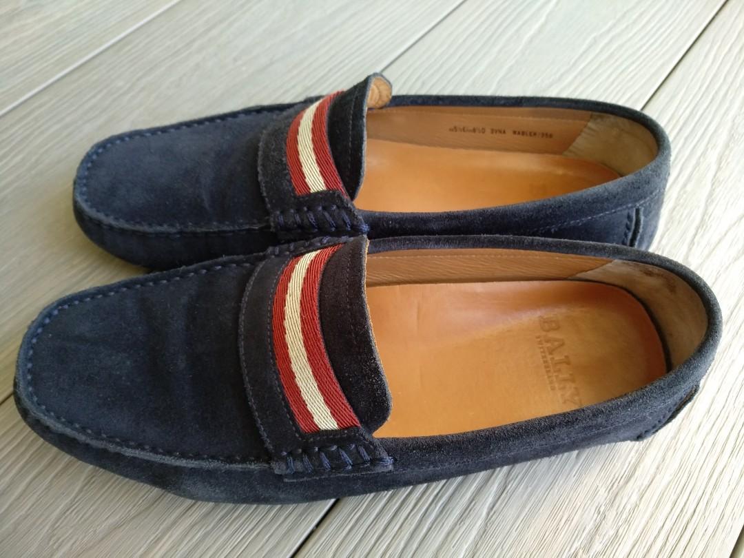 6.5 BALLY Blue Wabler Driving Shoes 