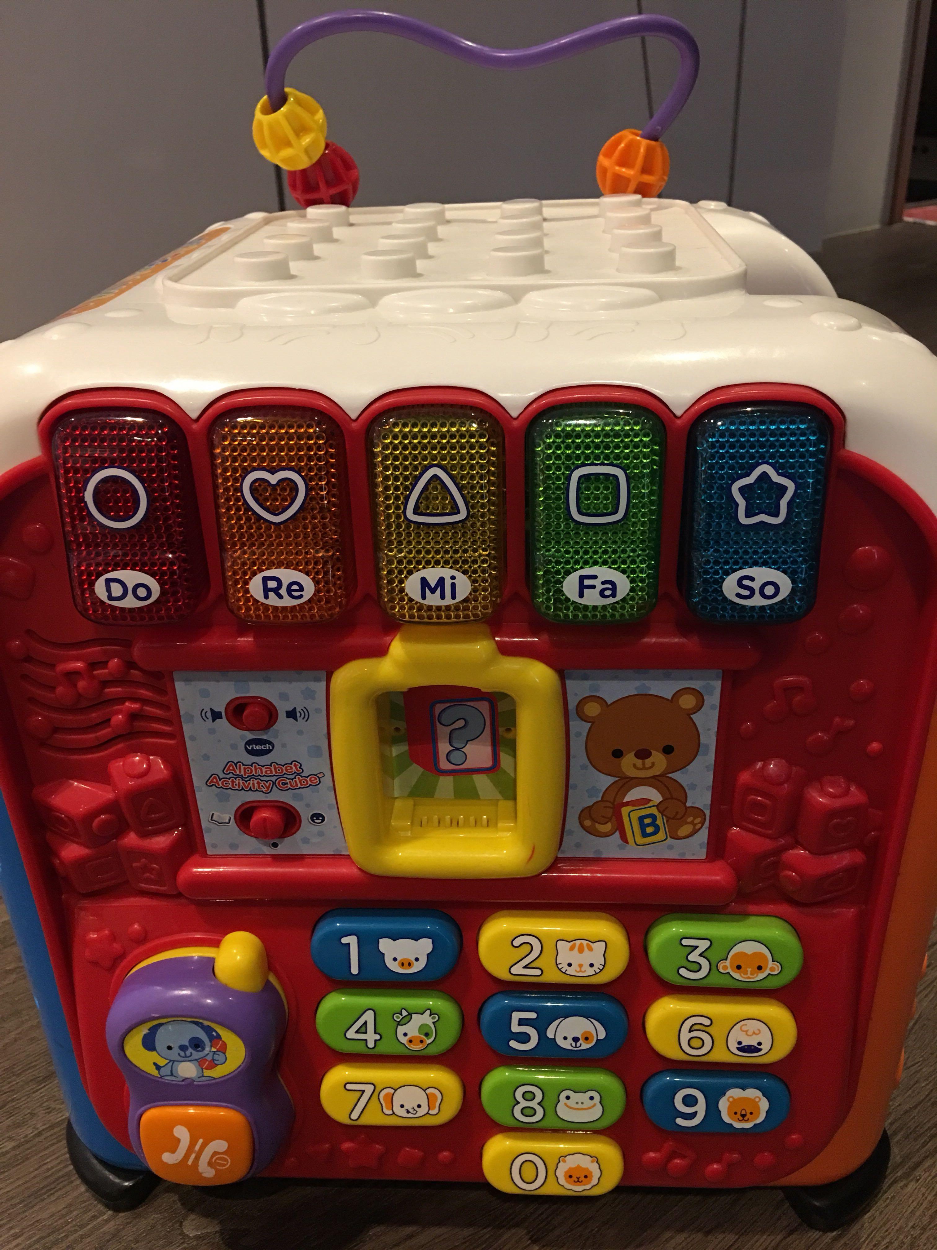 Vtech Musical Alphabet Reader Activity Cube Babies Kids Toys