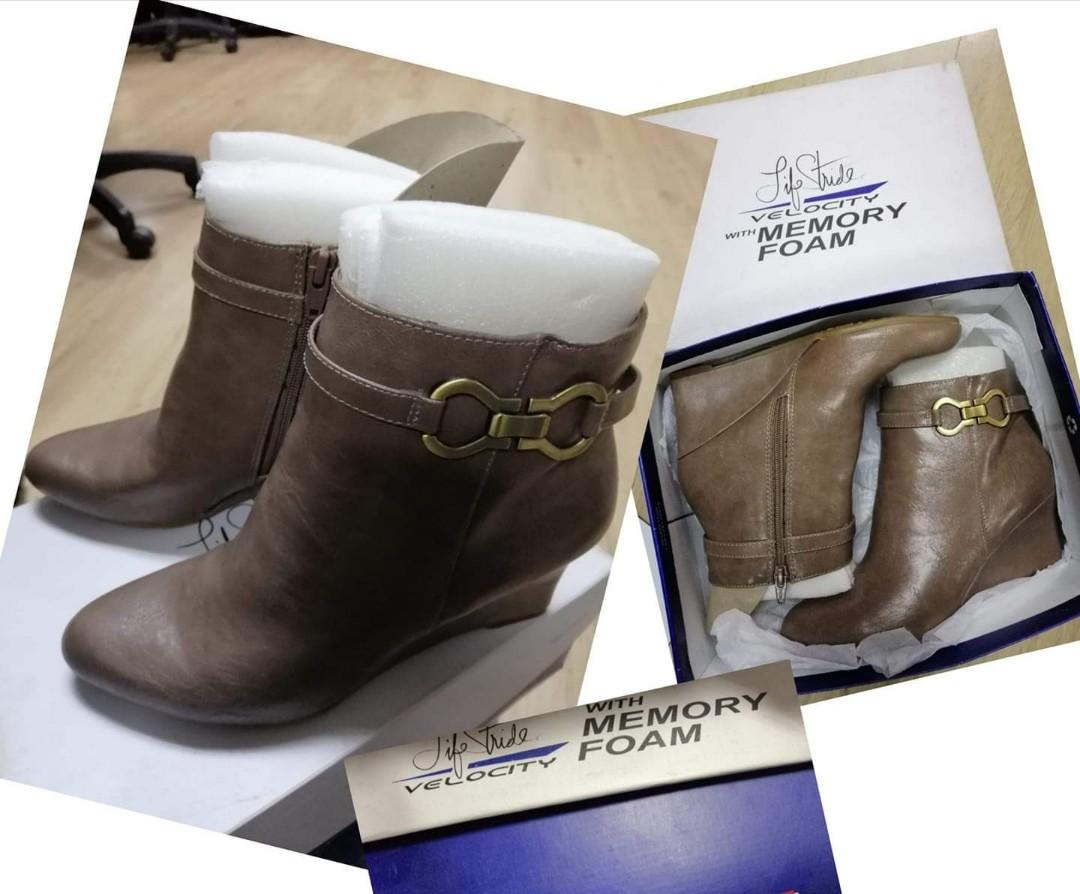 memory foam ladies boots