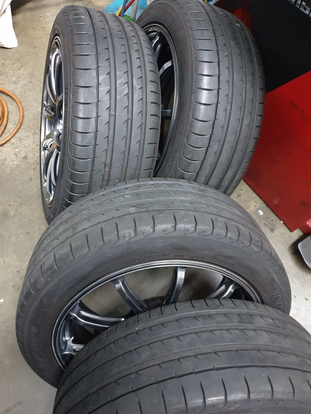 Yokohama Advan Sport V105 Tyres Car Accessories Tyres Rims On