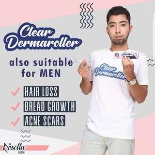 100% MEDICAL GRADE Clear Dermaroller