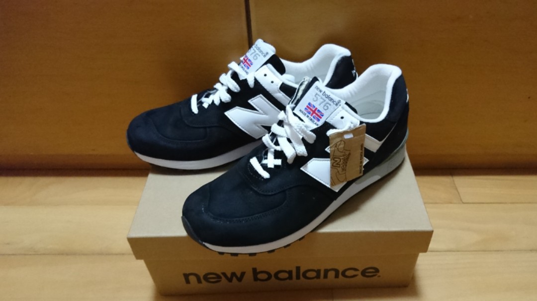 new balance 576 navy suede