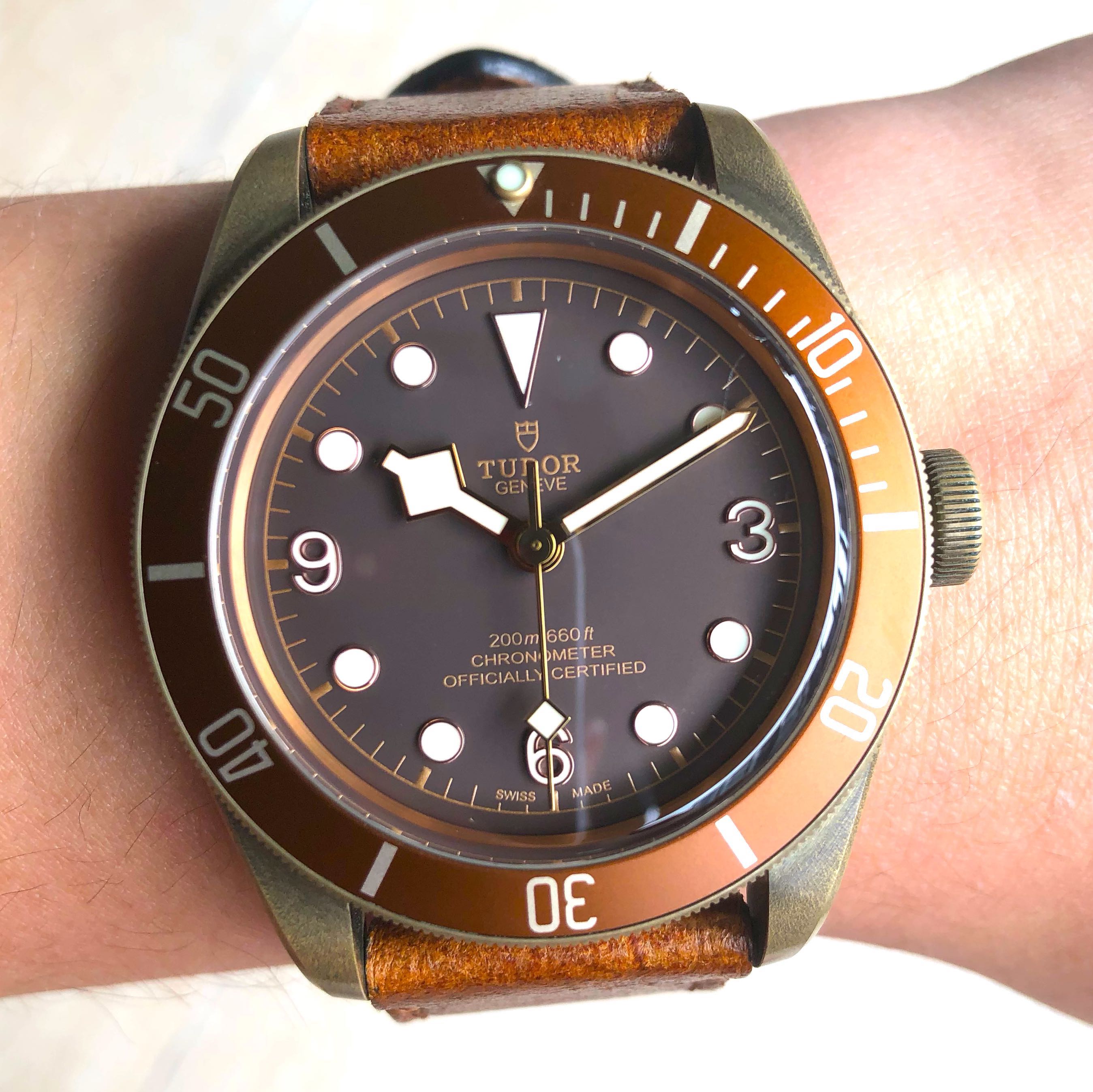 tudor black bay bronze 2018