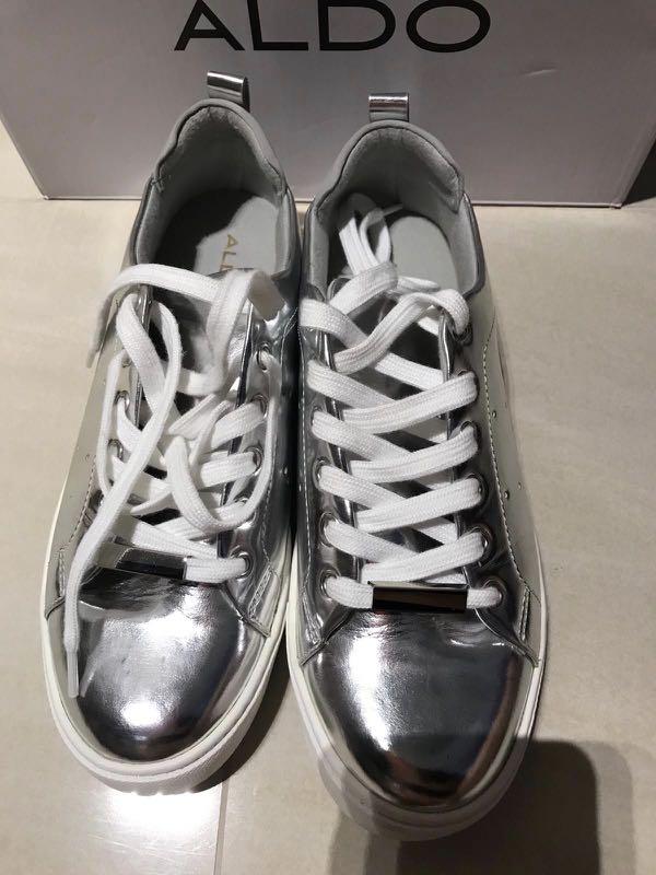 Aldo silver hotsell sneakers