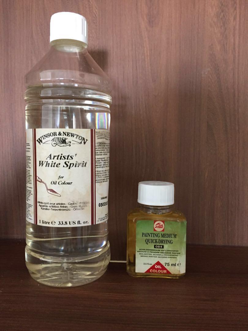 Artists White Spirit And Painting Medium Design Craft Craft