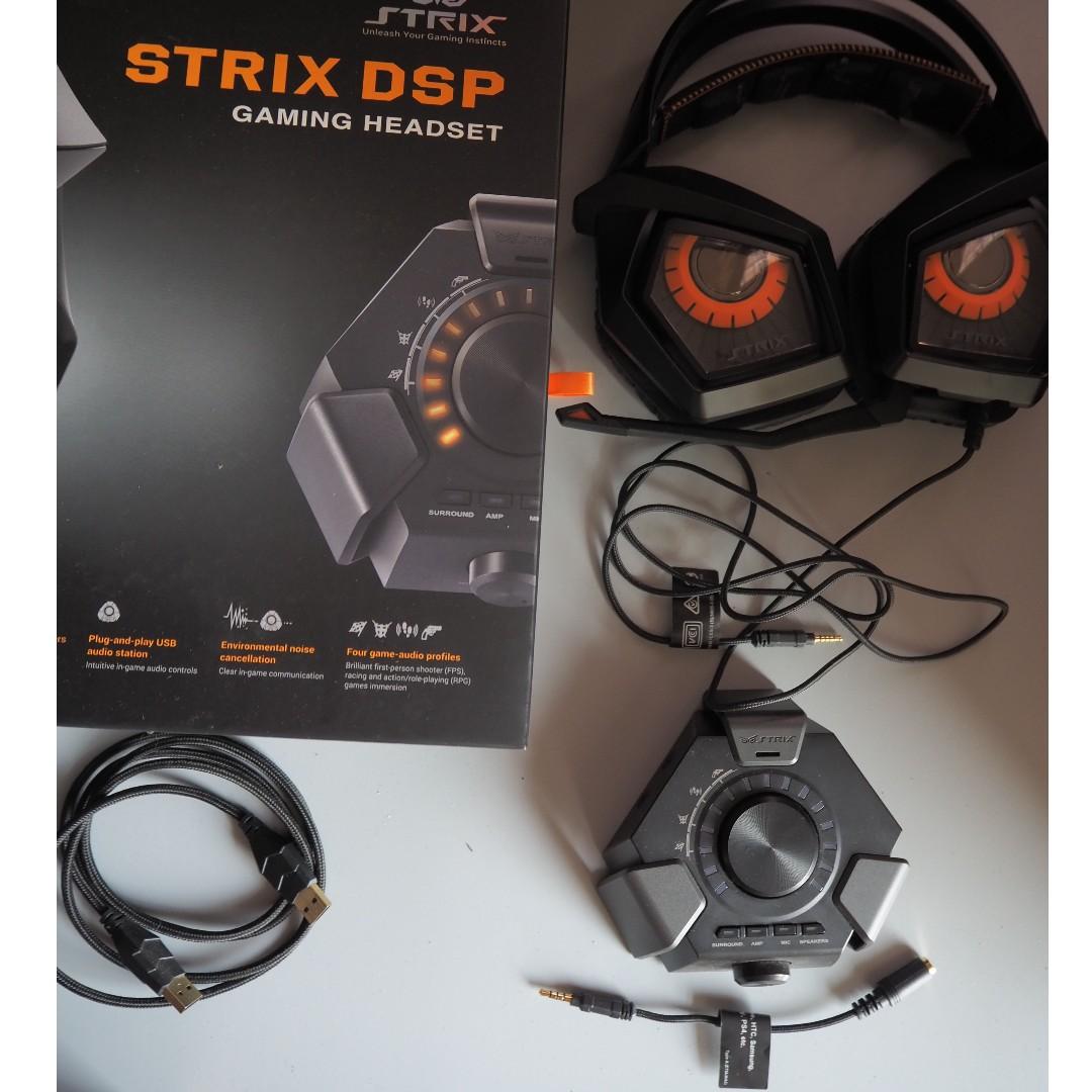 strix dsp gaming headset