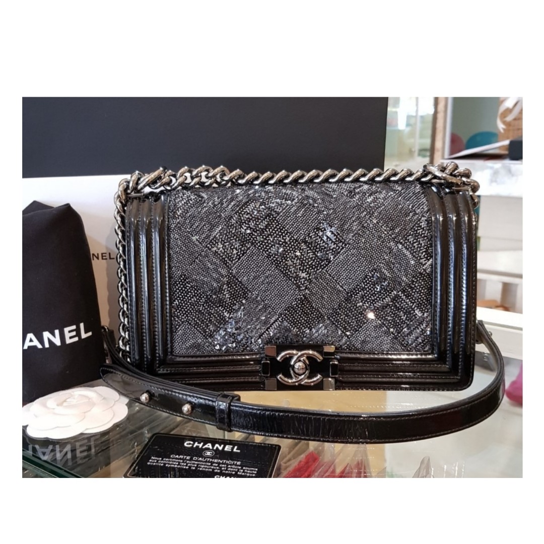 Chanel Patent Leather Boy Bag  Limited Edition  Closet Upgrade