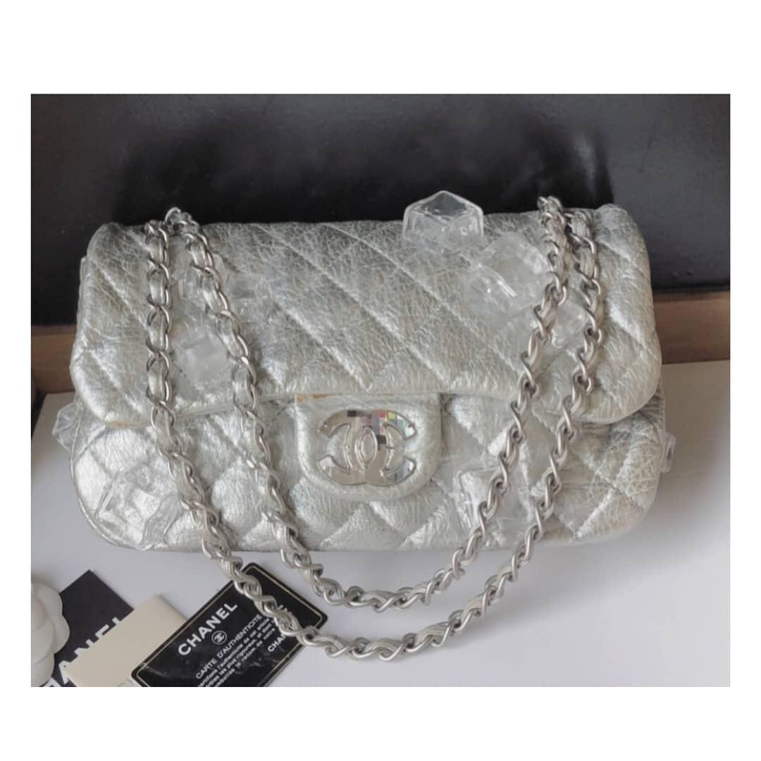 Authentic Chanel Ice Cube Bag, Luxury, Bags & Wallets on Carousell