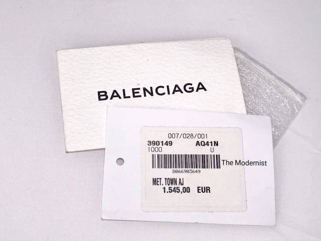 balenciaga certificate of authenticity