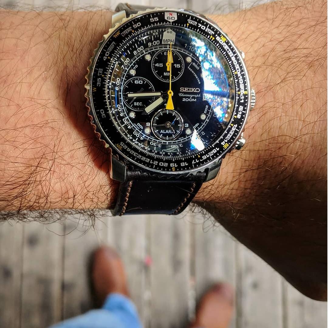seiko flight chronograph