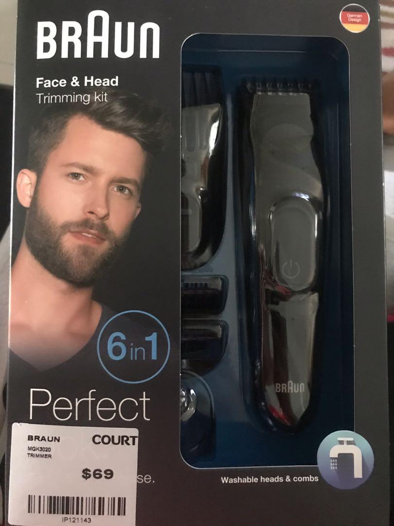 braun face and head 6 in 1