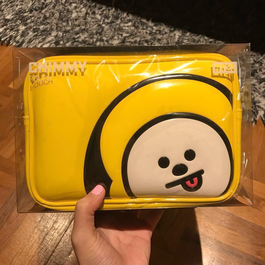 Bt21 shop enamel pouch