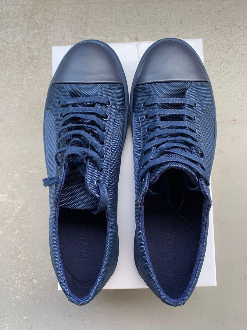 calvin klein blue sneakers